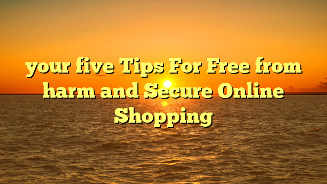 your five Tips For Free from harm and Secure Online Shopping